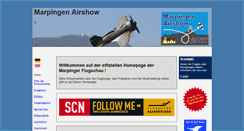 Desktop Screenshot of marpingen-airshow.de